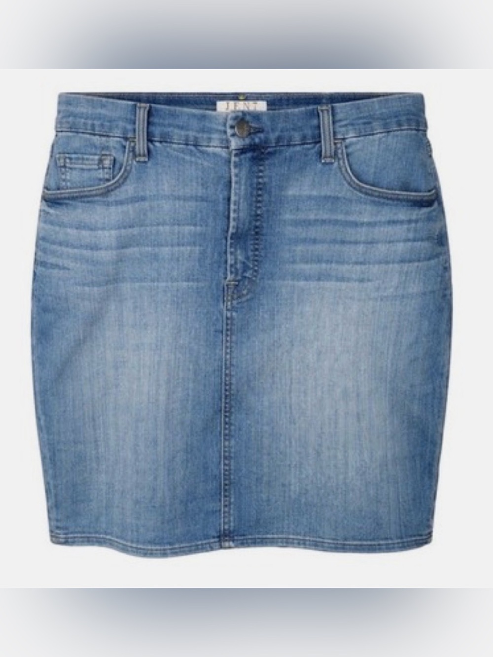 Jen7 by 7 For All Mankind Light Wash Denim Pencil Skirt 6